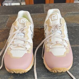 Veja Women's Sneakers - Pink, White, and Tan